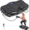 Nouva Vibration Plate Fitness Exercise Machine - Full Body Vibrating Workout Power Fitness Platform Equipment Vibration Plate for Fat Burner w/ Exercise Bands Speed Control