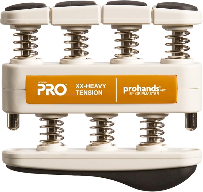 Prohands PRO Hand Exerciser, Finger Exerciser (Hand Grip Strengthener), Spring-Loaded, Finger-Piston System, Isolate and Exercise Each Finger