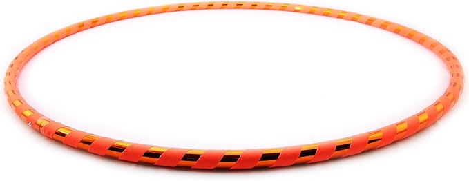 Weighted Beginner Fitness Hula Hoop for Adults - Exercise Hoop for Weight Loss & Core Workout - Large Diameter Hoop for Easy Learning - Handmade in USA - Multiple Sizes & Colors