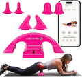 Thrival Relief Pro- Fully Adjustable Psoas, Back and Hip Flexor Muscle Release Tool for Deep Tissue, Trigger Point Massage (Pink) – Made in USA