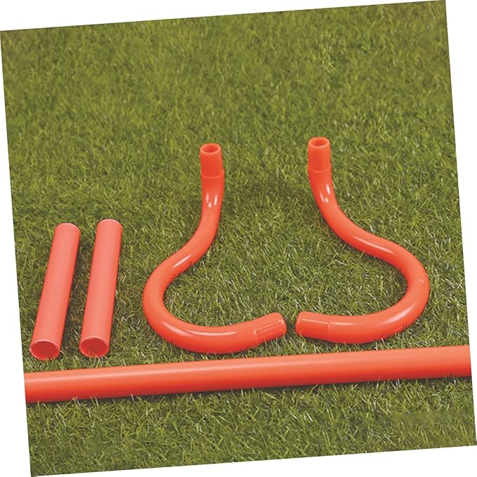 3pcs Agility Hurdles Set Lightweight Portable Speed Training Equipment for Soccer Basketball and Dog Agility Durable Adjustable Height Compact Design for Easy Storage and Transport