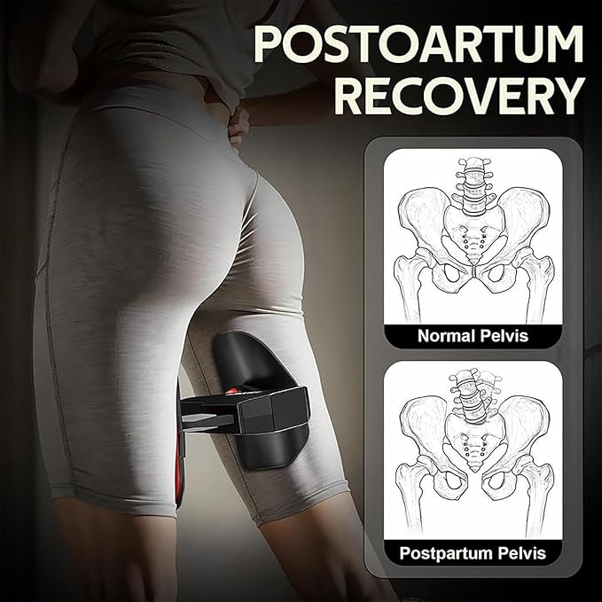 Pelvic Floor Trainer, Kegel Exercise Equipment for Men and Women, Thigh and Leg Exerciser for Core Strength, Home Workout Device for Bladder Support