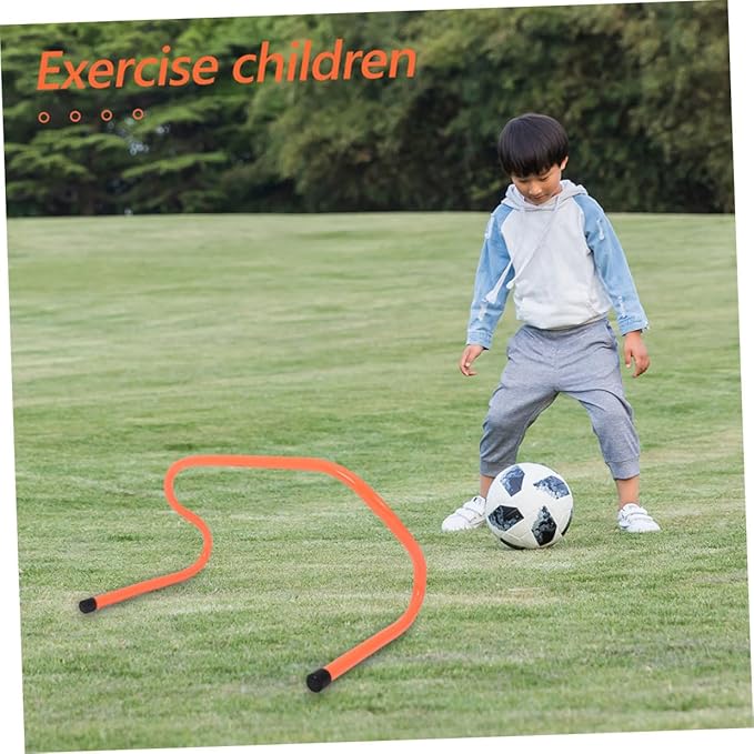 3pcs Agility Hurdles 15cm Plastic Speed Training Equipment for Soccer Football Track Running Drills and Youth Athletic Training