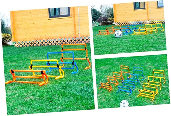 Sports Ladder Sports Equipment Athletic Gear Hurdles for Kids Football Agility Exercise Hurdles Soccer Field Obastacles Training Equipment Multicolor Football Training Yellow