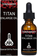 Tonisabery Enlarge Oil Red - Men's Herbal Massage Oil - Ginseng & Ginkgo Biloba Blend - 10ml