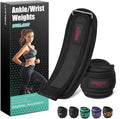Frelaxy Ankle Wrist Weights for Women Men Kids, Comfy& Adjustable Leg Arm Weights Set for Walking, Gym, Yoga, Pilates, Dance, Cardio & Strength Training 1lb 2lbs 3lbs 1 Pair