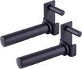 AmStaff Fitness Olympic Weight Plate Holder for Power & Squat Racks – Fits 2x2, 2.33x2.33, 3x3 Inch Tubes, 1" Hole – Storage Horns for Weight Plates on Power Rack – Pair