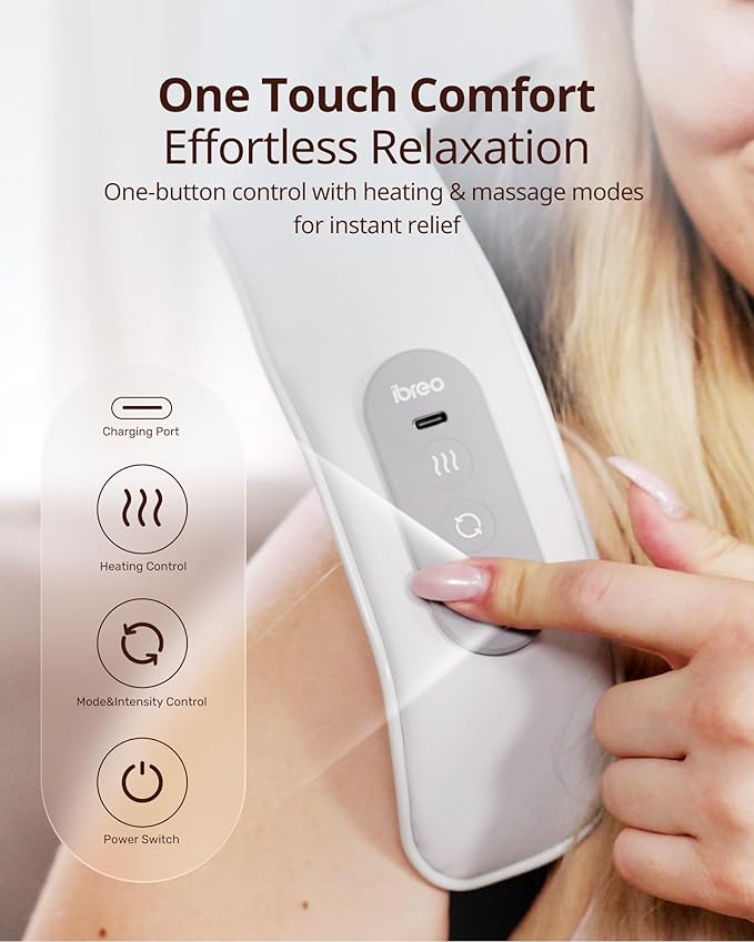 Shiatsu Neck and Back Massagers with Heat, 150 Mins Uses, 4 Modes & Adjustable Massage Head, Electric 3D Deep Tissue Kneadin for Shoulder, Leg, Muscle Soreness, Pain Relief, Relaxation for Women, Men