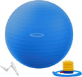 Fitvids Exercise Ball for Fitness, Yoga, Pilates with Quick Pump, Anti-Burst Slip Resistant Balance Ball