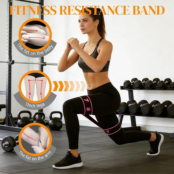 Elastic Yoga Stretching Strap with Loops, 3Pcs Yoga Strap Numbered Resistance Band 8-Section Elastic Training Bands (Pink + Blue + Purple)