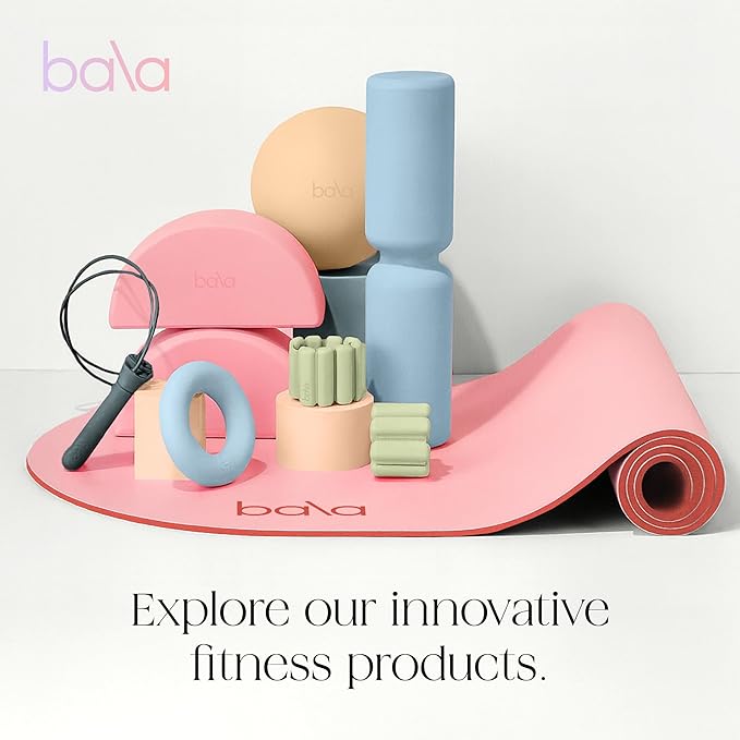 Bala Power Ball, Weighted Toning Exercise Ball for Pilates, Yoga, Home Fitness & More - Workout Ball for Strength & Core Training, Aerobics & Working Out to Improve Balance & Sculpt