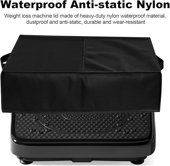 Vibration Plate Dust Cover Lid Heavy Duty Waterproof Dustproof Nylon Protective Cover Case for AXV/for SoftGym Vibration Plate Weight Loss Machine Exercise Machine /Vibration Platform Machines