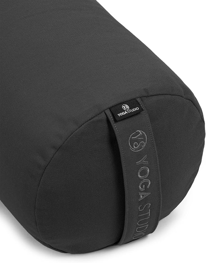 Yoga Studio Spare EU Organic Cotton Bolster Covers With Handle And Zipper - Cover Only (Grey)