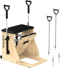 Pilates Chair with Handles, Upgrade Split Pedals & Resistance Bands - Professional Adjustable Fitness Chair for Home, Studio & Gym Use - Customizable Resistance Levels