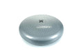 CanDo Inflatable Balance Disc for Balance Training, Proprioception, Strengthening Lower Extremities, Posture, Back Pain, Stress Relief, Restlessness and Anxiety. Silver, 14” Diameter