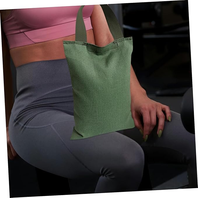 2kg Canvas Sandbag with Handle for Weight Training Empty Fitness Sandbag for Yoga Dance and Muscle Enhancement Weighted Bag for Versatile Workouts