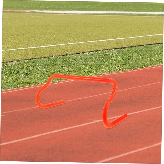 Toyvian Portable Detachable Hurdles for Agility Training Lightweight PVC Jumping Hurdle Set Speed Training Equipment for Football and Soccer Outdoor Fitness
