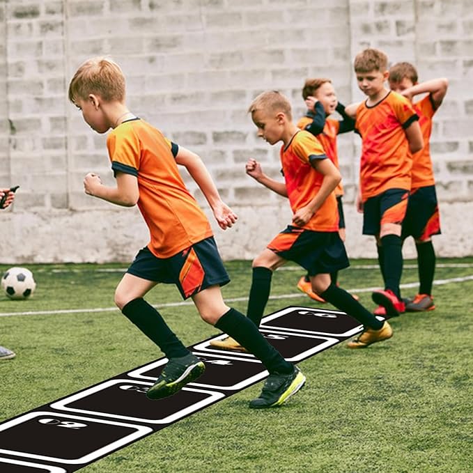 Sports Agility Ladders - Soccer Training Mat | Portable Football Speed Practice Supply Equipment, Agility and Speed Coordination footworkk Drills for Fitness Exercise Gym Gear