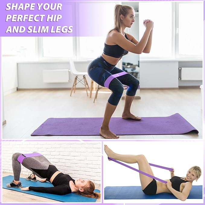 15 pcs Pilates Kit for Women Home Pilates Yoga Fitness Set with Pelvic Floor Trainer 5 Resistance Band Stretching Strap Non Slip Sock Ball Wristband Headband Gym Bag