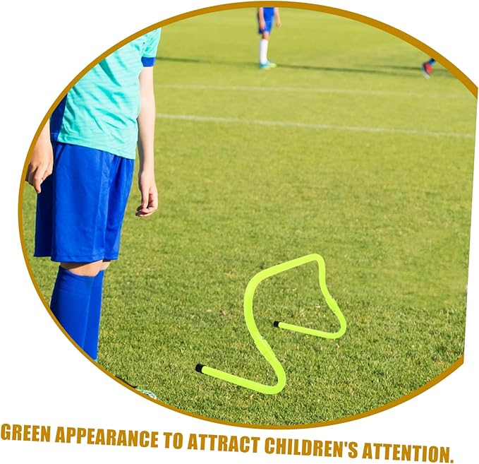Wear-Resistant Speed Hurdles for Soccer Training Height Agility Equipment for Boys and Girls Coordination and Footwork Skills