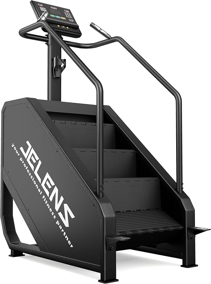 Stair Stepper Machine with LED Screen, 550 LBS Commercial Grade Stairmaster Machine, Stair Climber with 15 Resistance Levels, 24-164 Steps/Minute