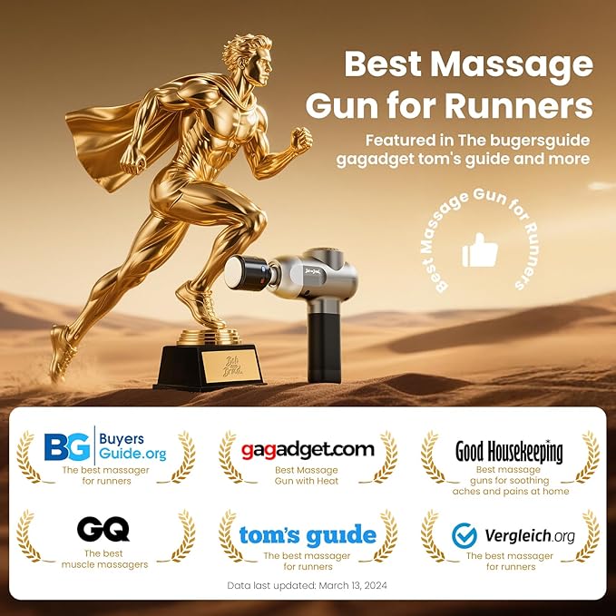 BOB AND BRAD C2 Pro Massage Gun with Heat and Cold Therapy, FSA Eligible & HSA Approved, PT-Developed Deep Tissue Back Massager for Athletes, Men & Women — Birthday & Holiday Gifts
