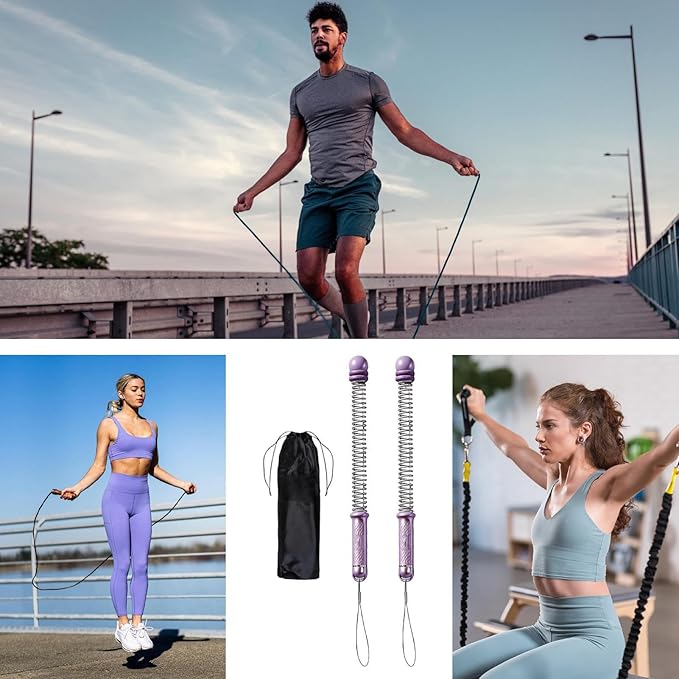 Cordless Battle Rope | Body Conditioning Equipment & Fitness,Cordless Exercise Rope for Workout,For Indoor Outdoor Gym Living Room Women Men Athletes