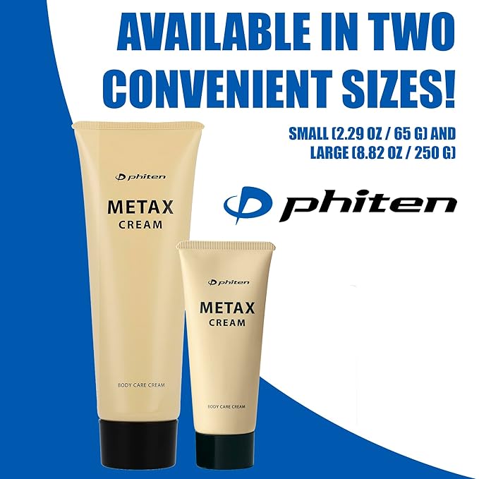 Phiten Metax Cream, Body Care Cream - Can be Used on the Whole Body (Face/Body/Legs), Massage, Relax, Body Care, Performance Support (2.29 Ounce (Pack of 1))