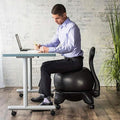 Yoga Ball Chair with Back Support - Ergonomic Posture Chair for Back Pain Relief, Physical Therapy & Exercise - Ideal for Teachers, Students, Workers, and Maternity Use