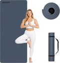 10 mm Yoga Mat 72"x26" TPE Non-Slip Exercise Mat 0.4" Thick, Easy-to-Carry Fitness Mat for Yoga, Pilates & Workout, Professional Mat, Made with Recyclable Material, Durable, Easy to Clean