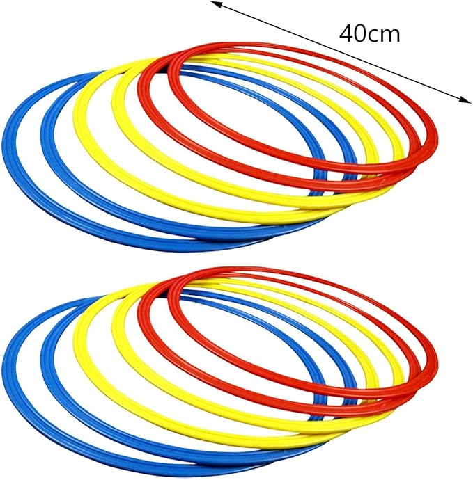 Agility Training Rings Football Training Agility Ring Workout Equipment Home Gym Portable for Kids Sports Rugby