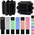 Wrist Weights, Silicone Adjustable Ankle Weights for Women Men - Strengthen Arms and Legs Ideal for for Home Gym Workout, Running, Yoga, Pilates, Barre, Exercise, Strength Training