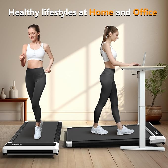 3-in-1 Walking Pad with Incline,2.5 HP Under Desk Treadmill for Home Office,265 LBS Compact Walking Treadmill with LED Display,No Assembly