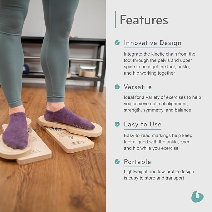 Balanced Body Functional Footprints, Pilates Foot Exercisers, Workout Equipment for Foot and Ankle Alignment, Strengthening Equipment for Feet, Pilates Accessories