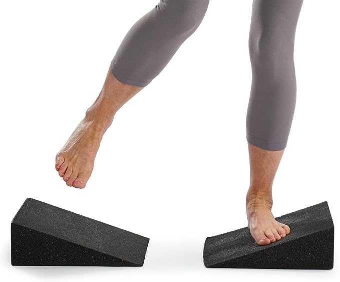 OPTP Slant (Pair) - Foam Wedge Incline Slant Boards - Stretching Equipment for Calf and Ankle Rehabilitation - Foot Wedges for Exercise, Achilles Tendonitis, Plantar Fasciitis, and Shin Splints