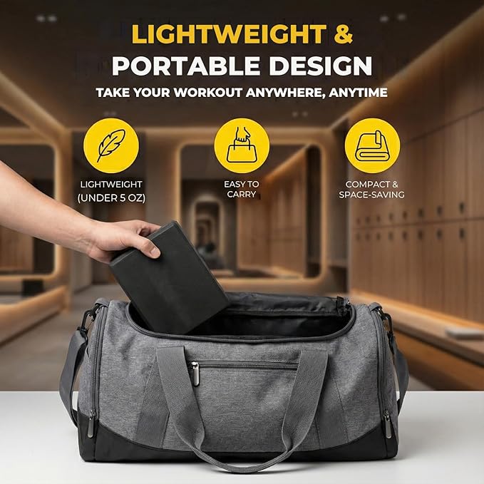 Squat Wedge Block for Heel Elevated Squat Weightlifting Calf Stretcher Slant Board for Mobility Balance and Strength Performance Pack of 2