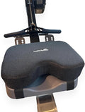 TreadLife Fitness Universal Rowing Machine Seat Cushion | Designed for Concept 2 Rowing Machines, Compatible with All Rowers | Extra Thick 3" Memory Foam with Adjustable Strap Black