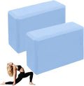 Leikefitness Yoga Blocks 2 Pack,Lightweight-High Density Eva Foam Soft Non-Slip for Yoga, Pilates, Meditation 9"×6"×3"