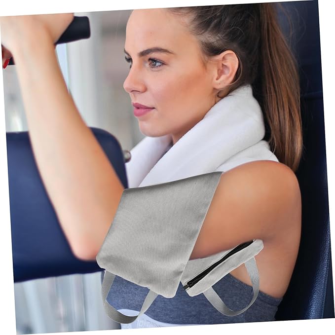 Garneck Canvas Weight Training Sandbag for Fitness and Yoga Adjustable Workout Sandbag with Handles 10kg Capacity Suitable for Strength Training and Rehabilitation