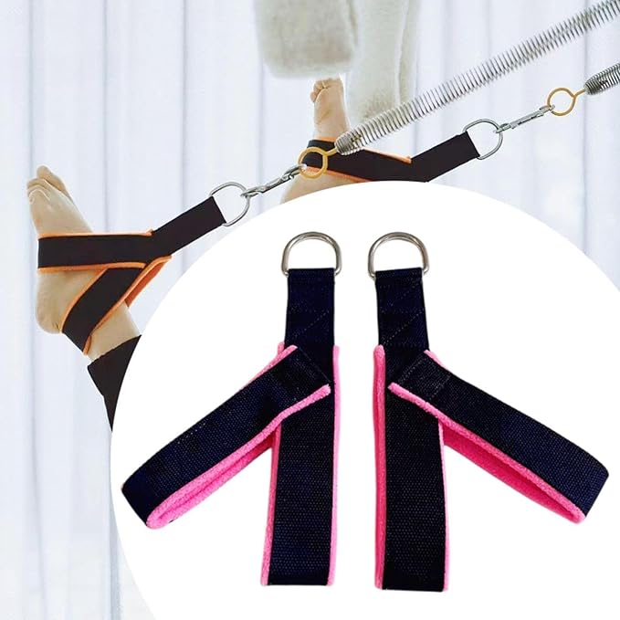 Generic 2Pcs Pilates Straps Reformer Straps Yoga Straps Fitness Straps for Home Exercise
