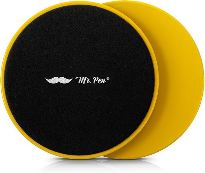 Mr. Pen Core Sliders for Working Out - 2 Pack Dual Sided Workout Sliders Discs