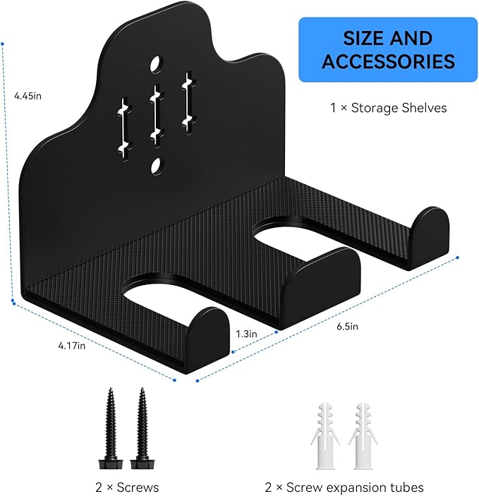 Barbell Wall Holder,Olympic Hanger,Garage Gym Bar Wall Rack,Vertical Barbell Mount Rack,Space Saving Commercial or Home Gym Accessory,Holds Under 33mm Bar Size