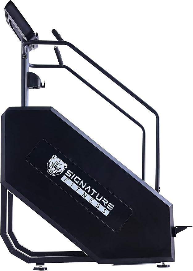 Signature Fitness Continuous Climber Commercial Grade Stair Stepping Machine for Cardio and Lower Body Workouts