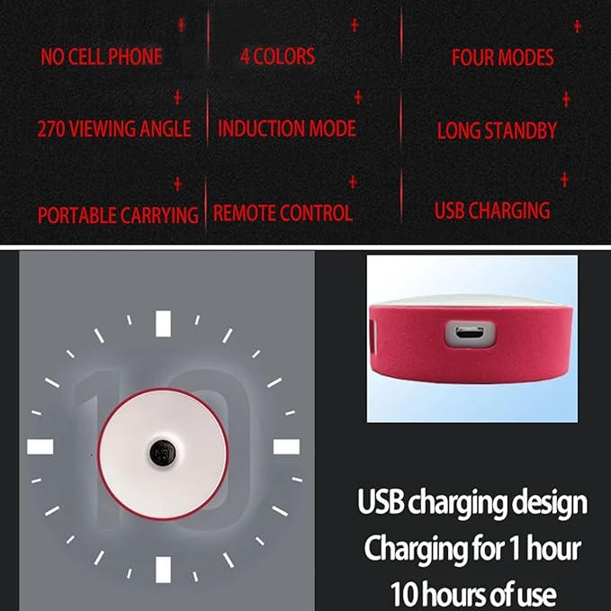 Speed Reaction Training System, Reaction Training Lights Motion Sensor Agile Training Response Equipment for Improving Hand-Eye Coordination and Speed(6)