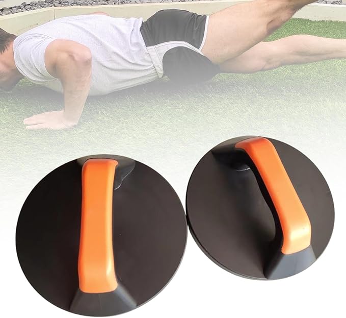 2pcs Push Up Bars with Rotating Handles, Heavy Duty Push Up Handles for Home Gym, 360° Swivel Pushup Stands for Chest Arms Core Strength Training