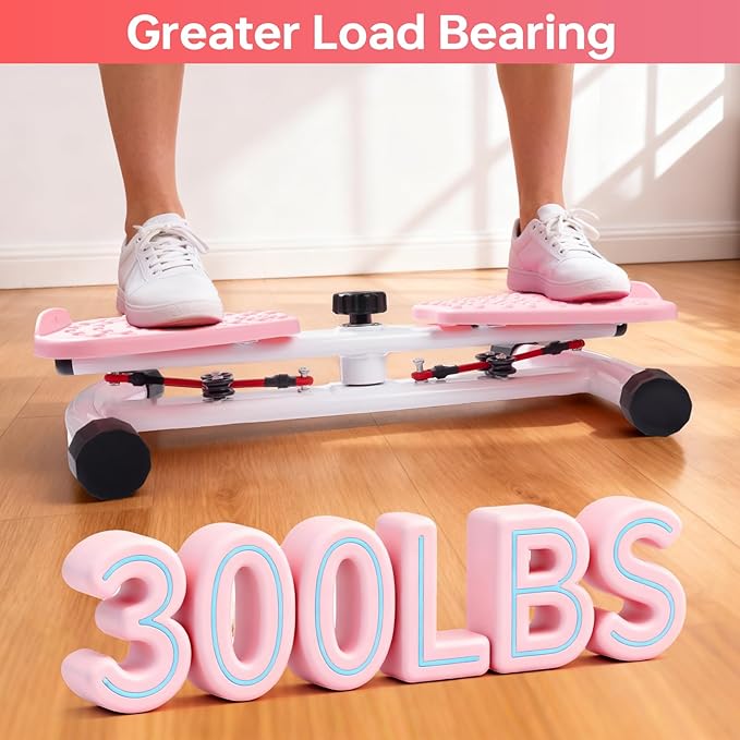 Ab Twister Board, Flexforge Pilates Twister, Waist Twisting Machine - 300 lbs, Pilates Waist Twister for Women Belly Fat Loss, Home Gym Equipment for Women/Men
