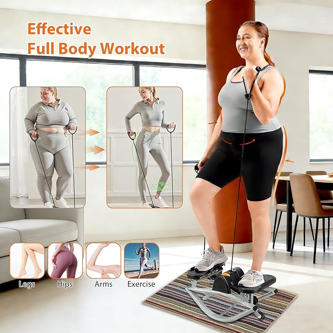 Rock Stepper, Rock Stepper Side to Side, Lateral Rocking Fitness Stepper Home Workout Machine