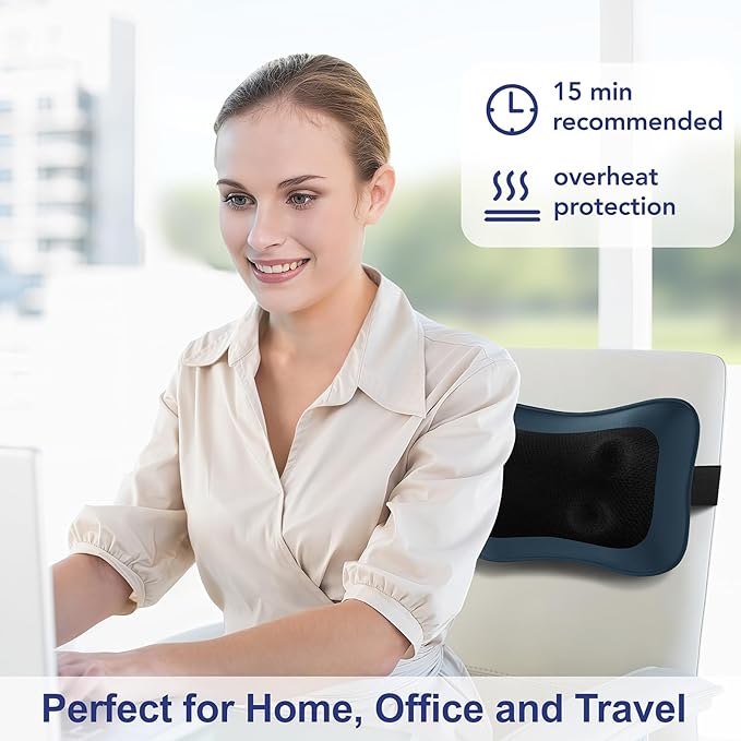Mo Cuishle Shiatsu Back & Neck Massagers with Heat – Deep Tissue Relief for Pain & Tension – Gifts for Mother’s Day, Father’s Day, Birthdays & Christmas Gifts for Mom, Dad, Men, Women, Her, Him