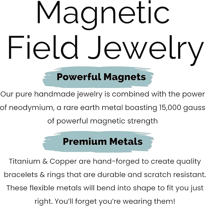 Earth Therapy Original Rope Inlay and Fleur D'OR Pure Copper Magnetic Cuff Bracelets - Ultra Strength - Adjustable - for Men & Women
