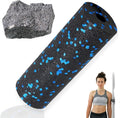 Mini Massage Foam Roller High Density - 100% Recycled Non-Toxic Material - Portable Pocket-Sized for Travel - Foot Arch,Legs & Arms Pain Target - Waterproof and Durable 15x6cm(Blue)
